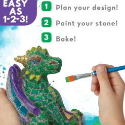 Paint Your Own Stone Dragon