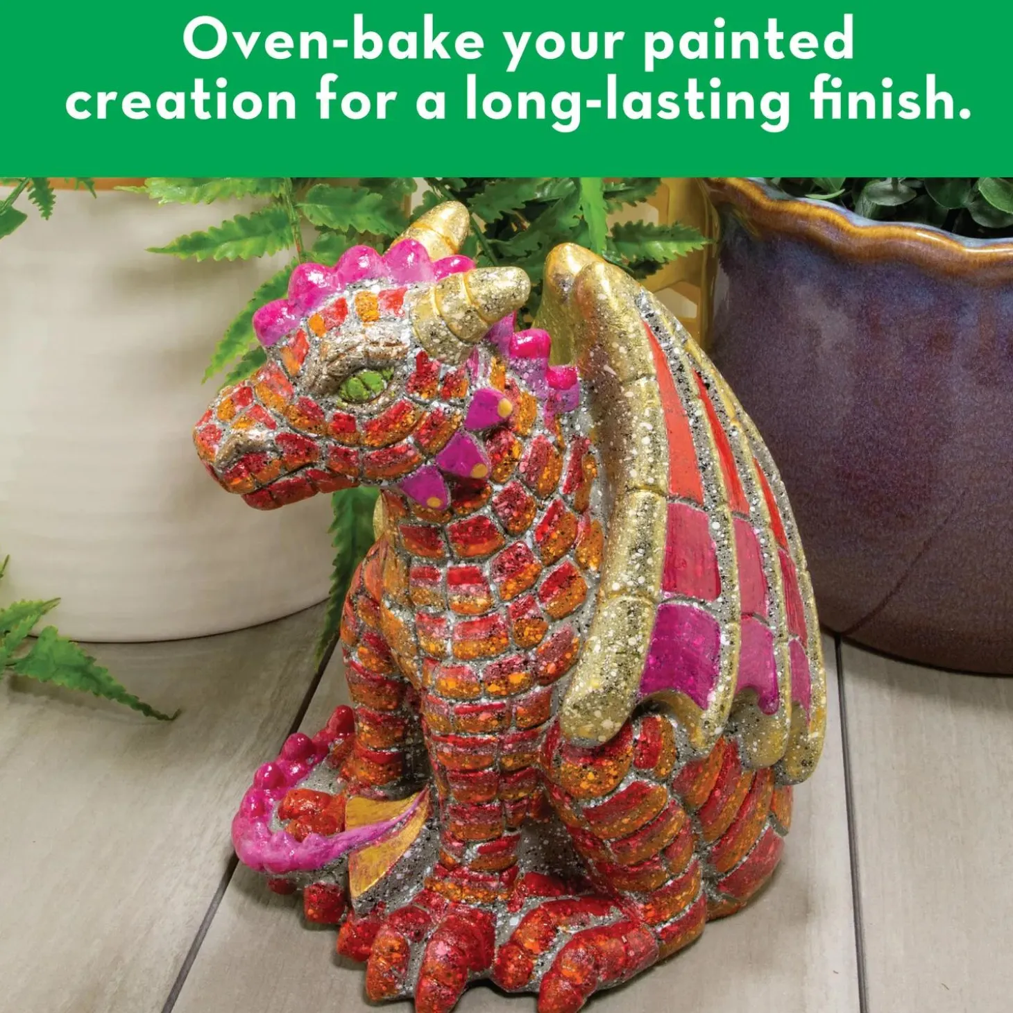 Paint Your Own Stone Dragon