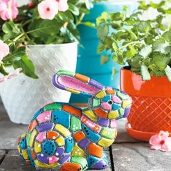 Paint Your Own Stone: Mosaic Bunny