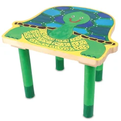Paint Your Own Wooden Stool Craft: Turtle