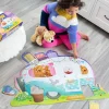Peaceable Kingdom Camper Floor Puzzle, 45 Piece Jigsaw Puzzle with Foil Accents