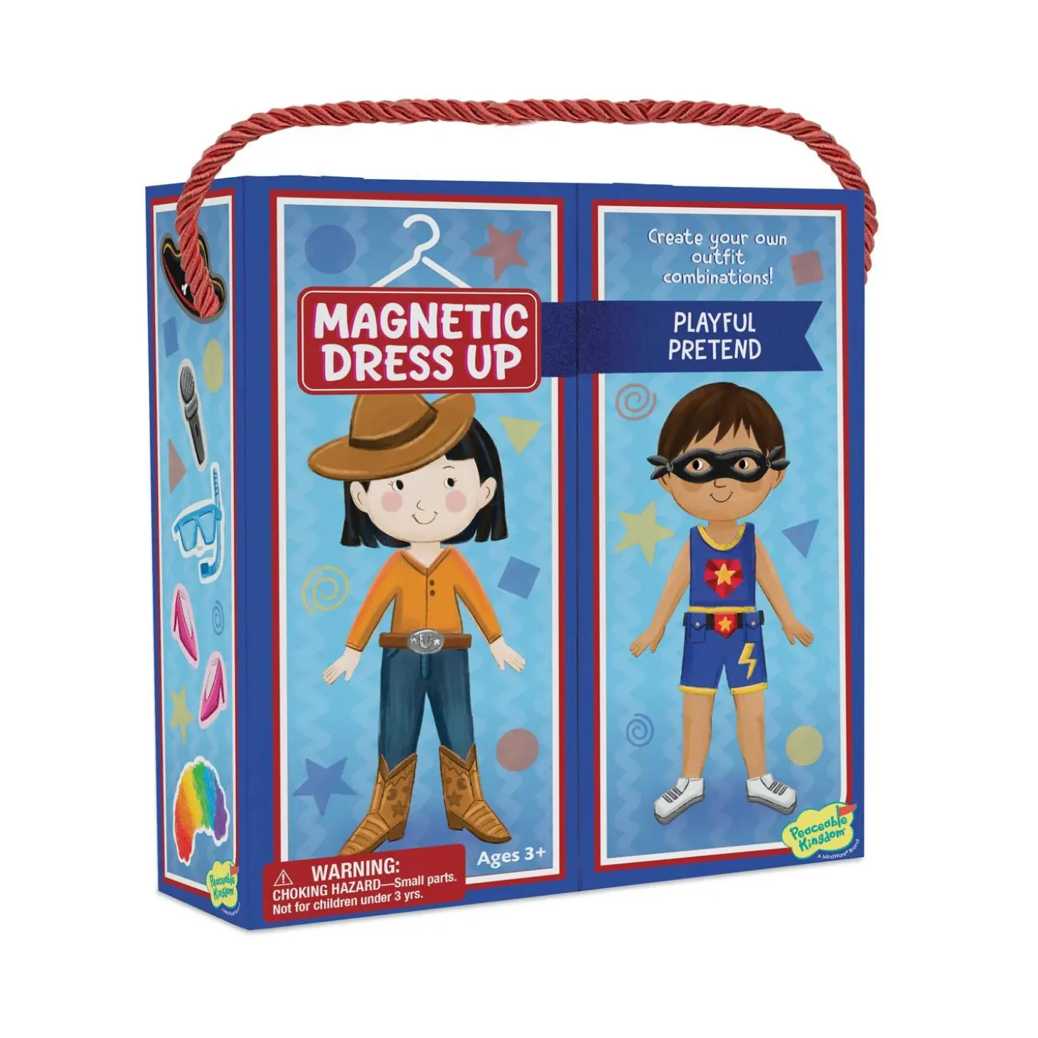 Peaceable Kingdom Magnetic Dress Up: Playful Pretend Playset
