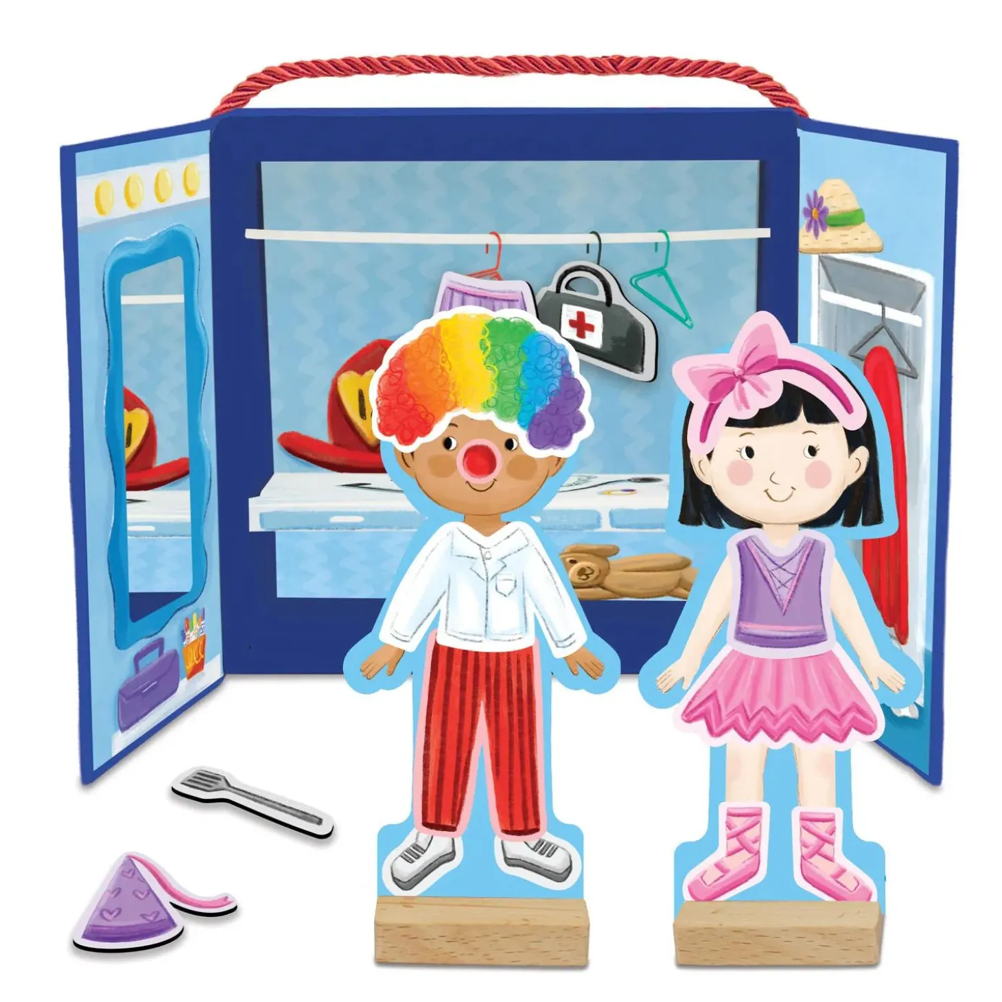 Peaceable Kingdom Magnetic Dress Up: Playful Pretend Playset