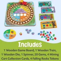 Peaceable Kingdom Round the Mountain Cooperative Train Game