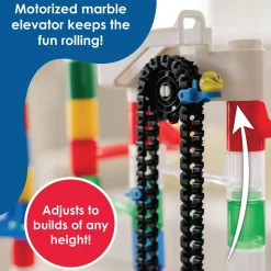 110 Piece Elevator Marble Run