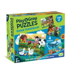 Play & Grow Puzzles: Animal Adventures – Level 2
