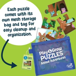 Play & Grow Puzzles: Animal Adventures – Level 2