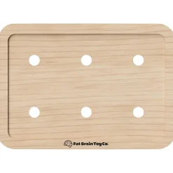 PlayTab Modular Wooden Activity Board – Magnetic Base for Sensory Play Tiles