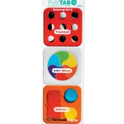 PlayTab Tiles 3-Pack: Twist, Switch & Color Pop Sensory Set