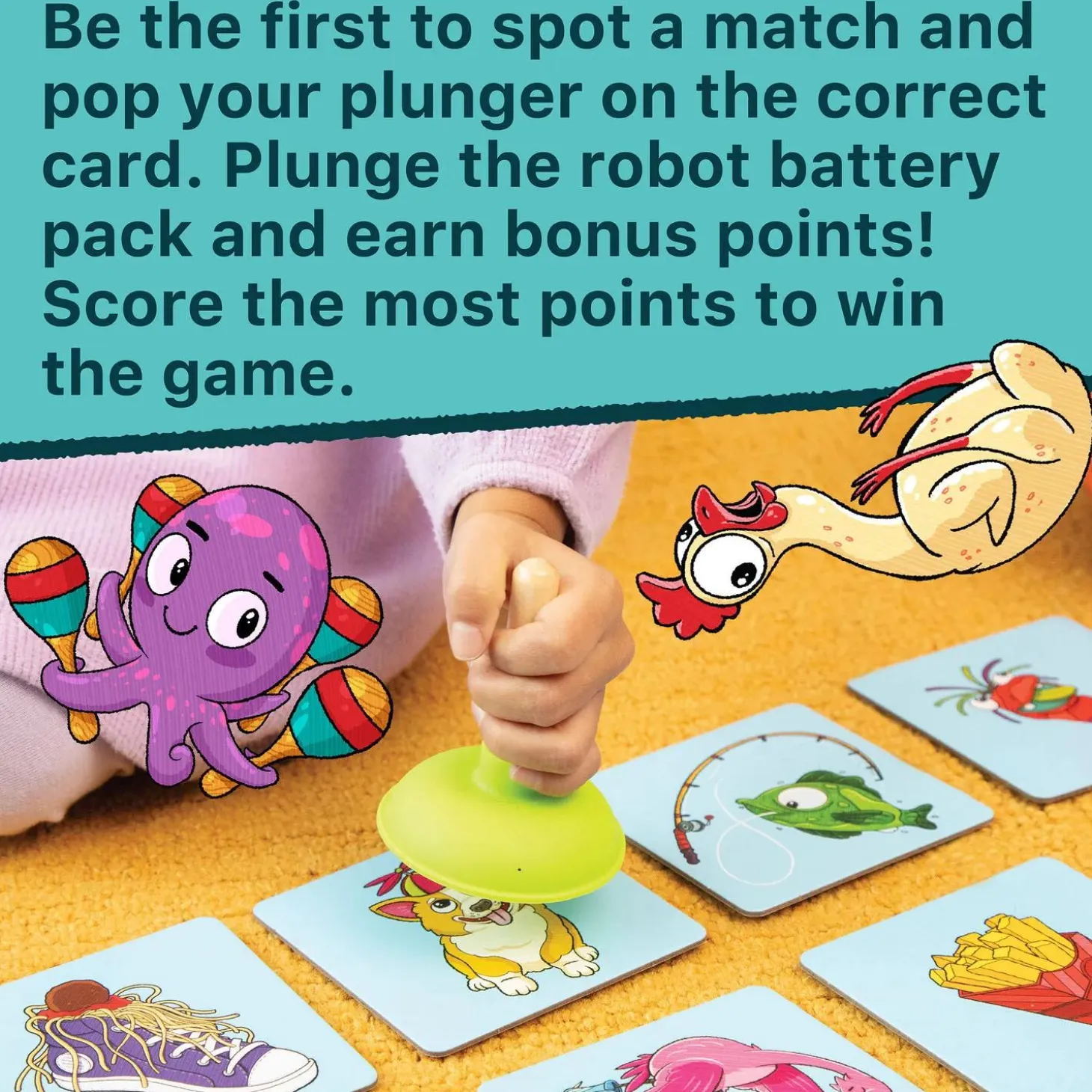 Plunger Pop Grab The Match Game