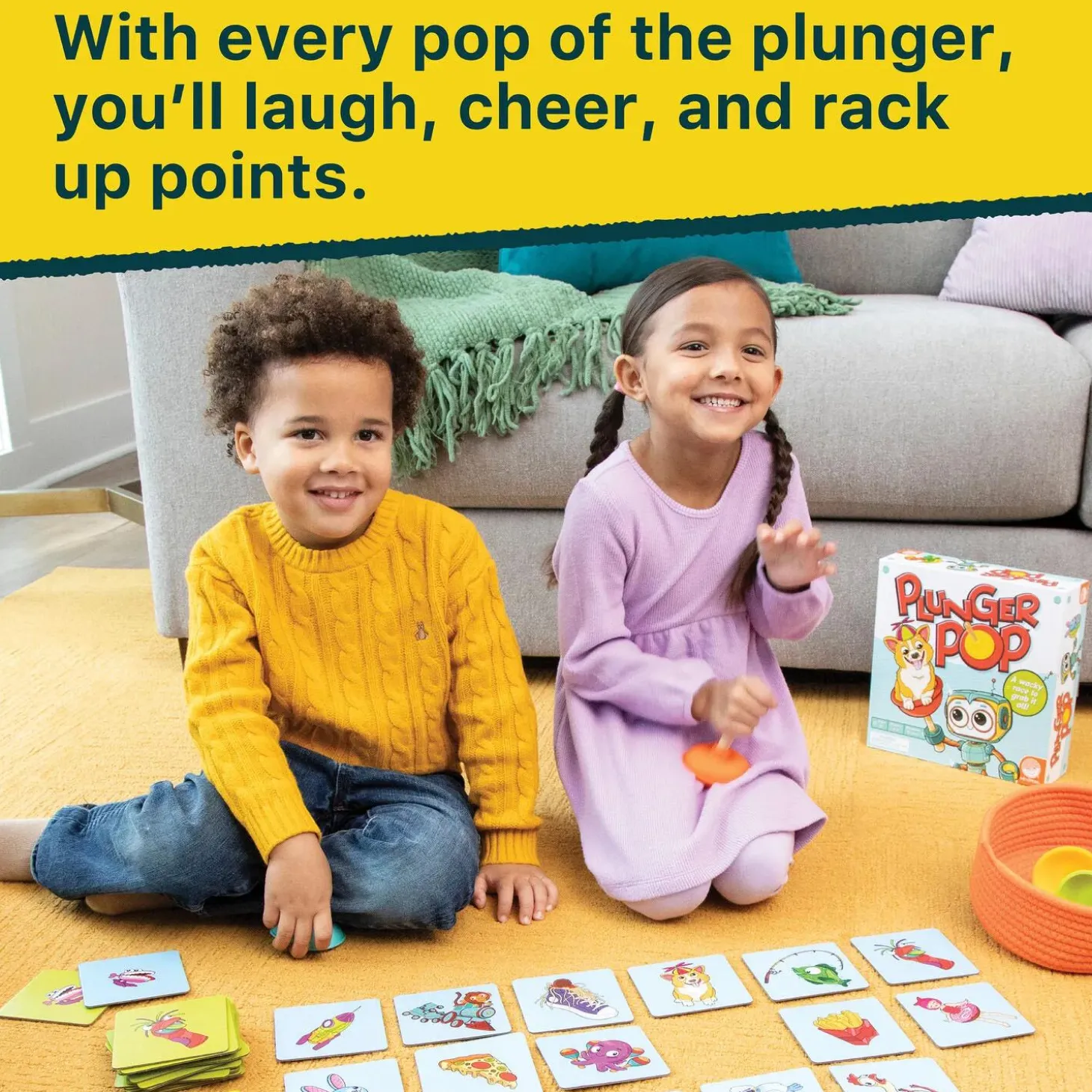 Plunger Pop Grab The Match Game
