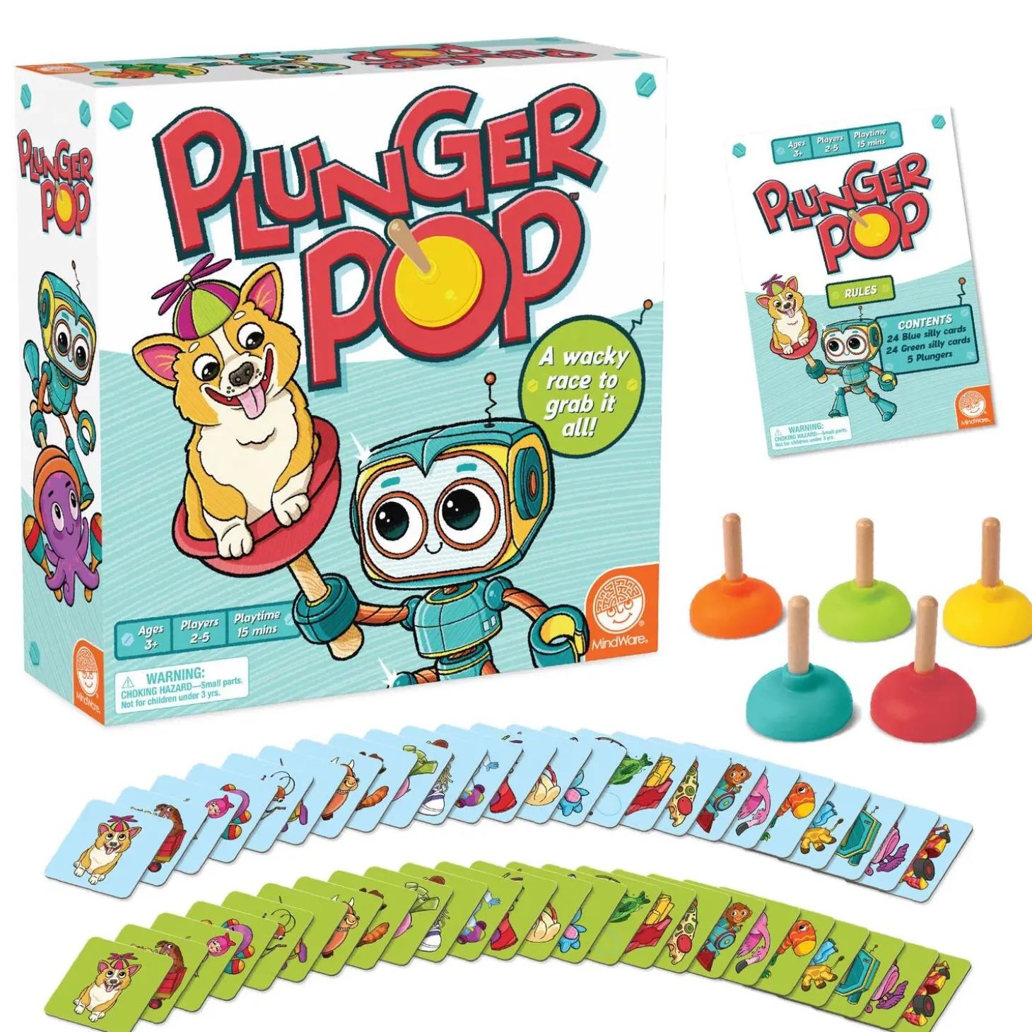 Plunger Pop Grab The Match Game