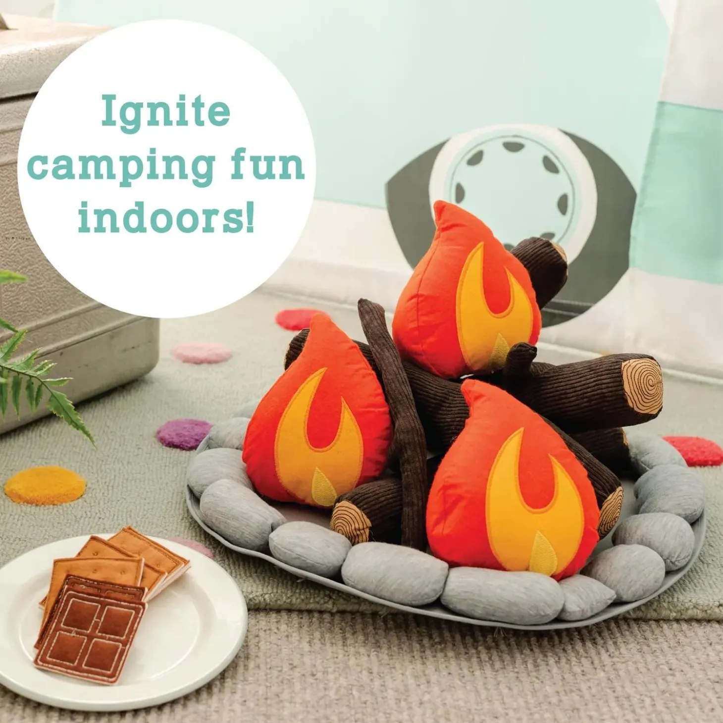 Plush Campfire Set