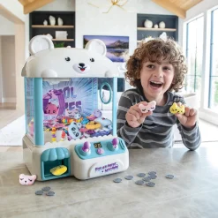 Polar Prize Claw Machine & Squishy Animals: Set of 2