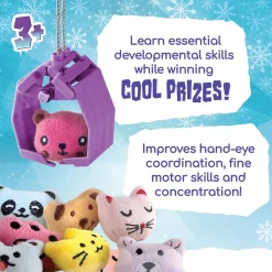 Polar Prize Claw Machine & Squishy Animals: Set of 2