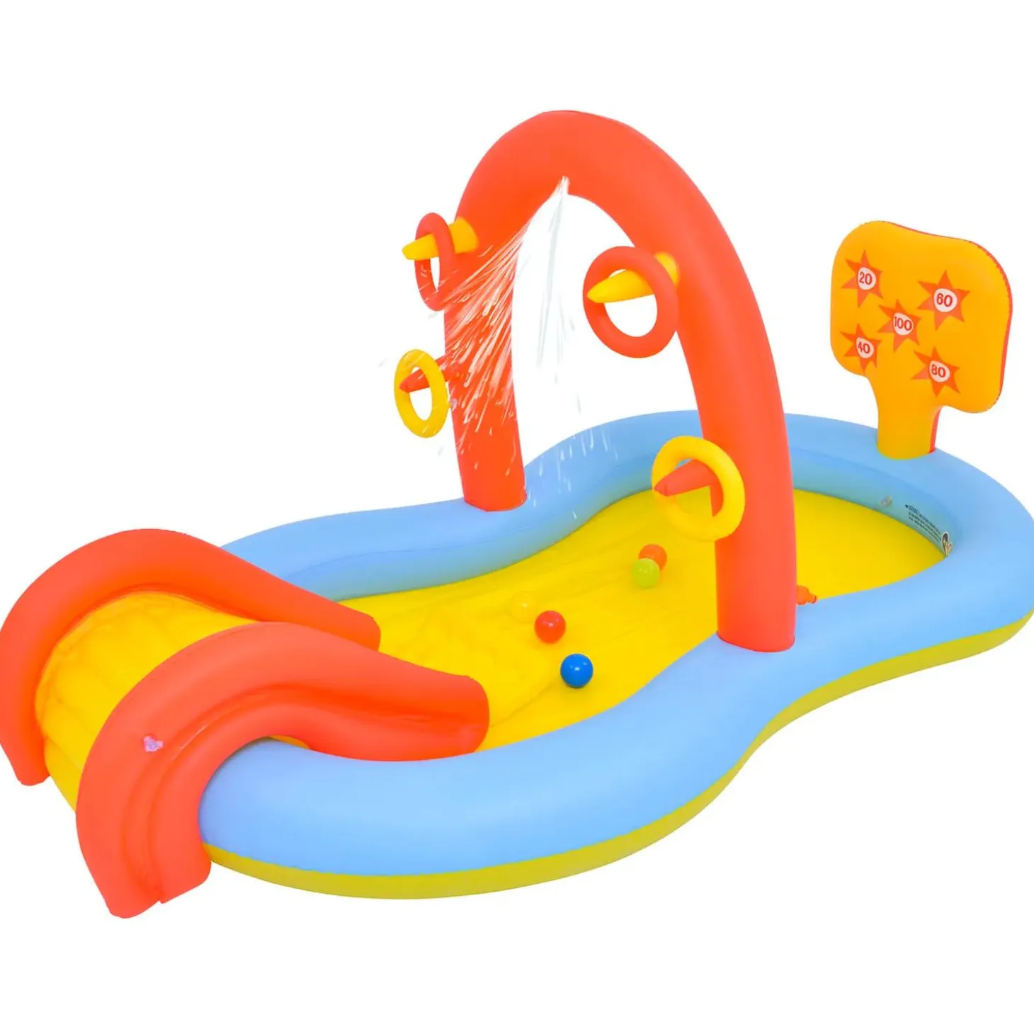 Pool Central - 7ft Inflatable Children's Interactive Water Play Center