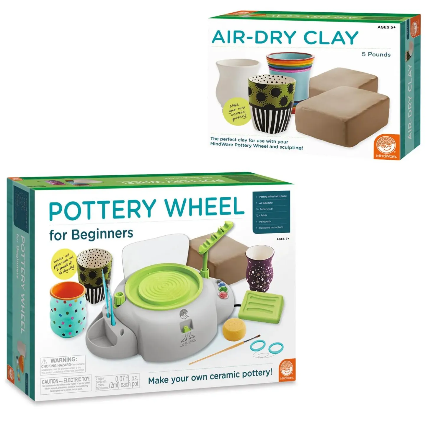Pottery Wheel For Beginners with Clay Refill
