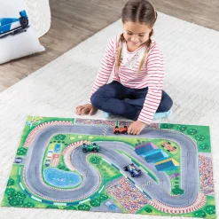 Puzzle & Play: Race Day Floor Puzzle