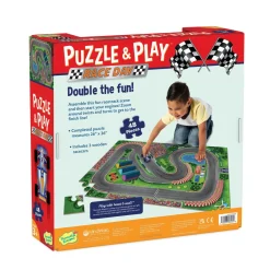Puzzle & Play: Race Day Floor Puzzle