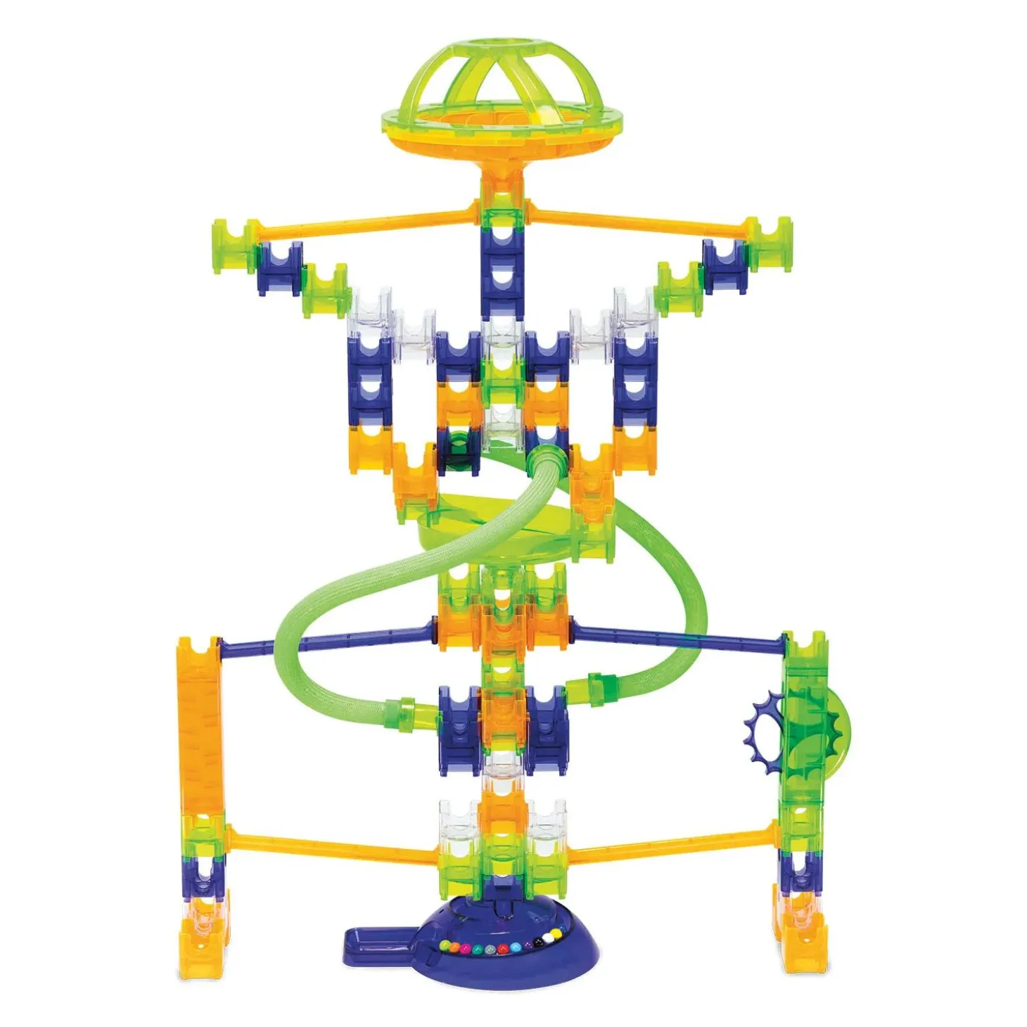 Q-BA-MAZE 2.0 Grand Prix Racing Marble Run Building Set