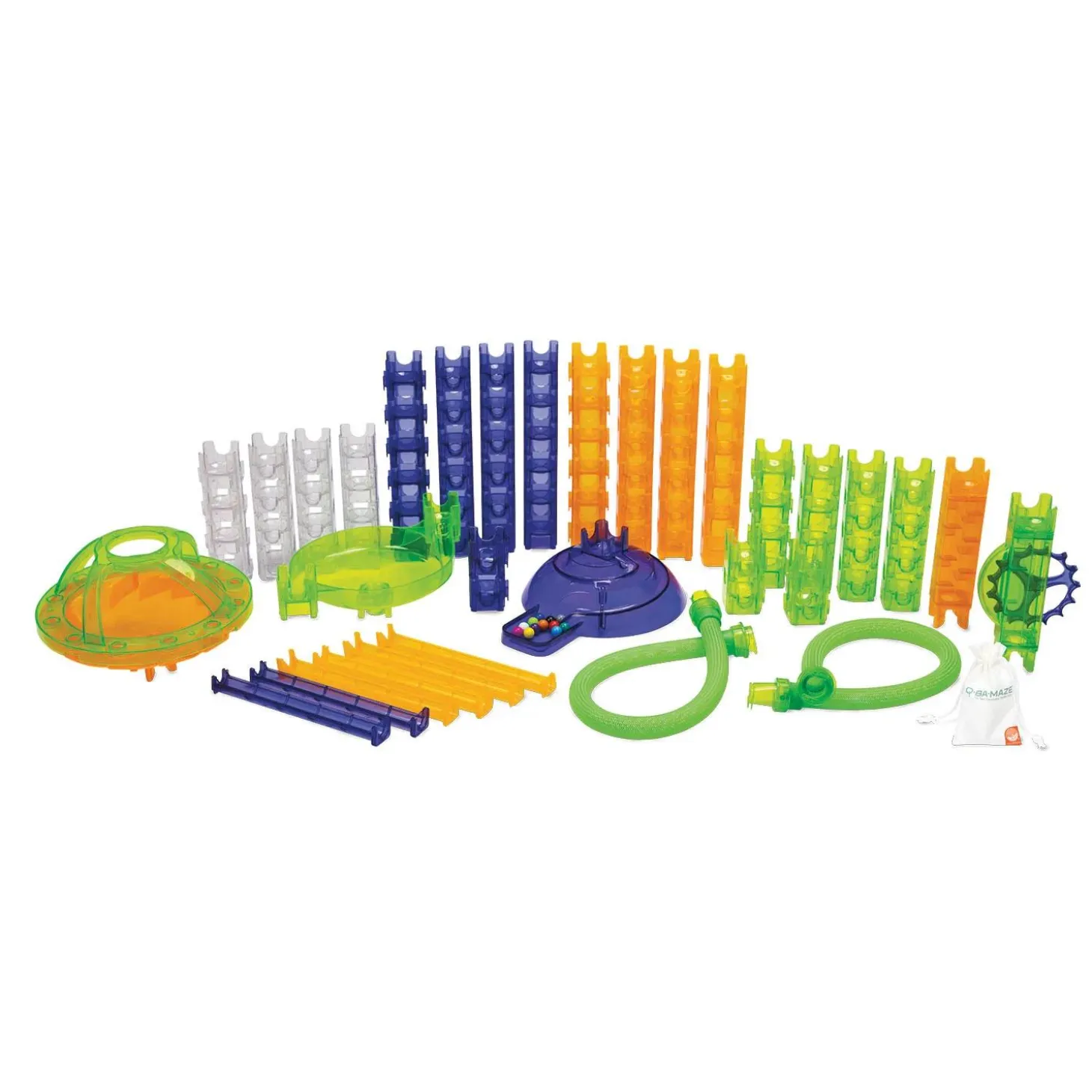 Q-BA-MAZE 2.0 Grand Prix Racing Marble Run Building Set
