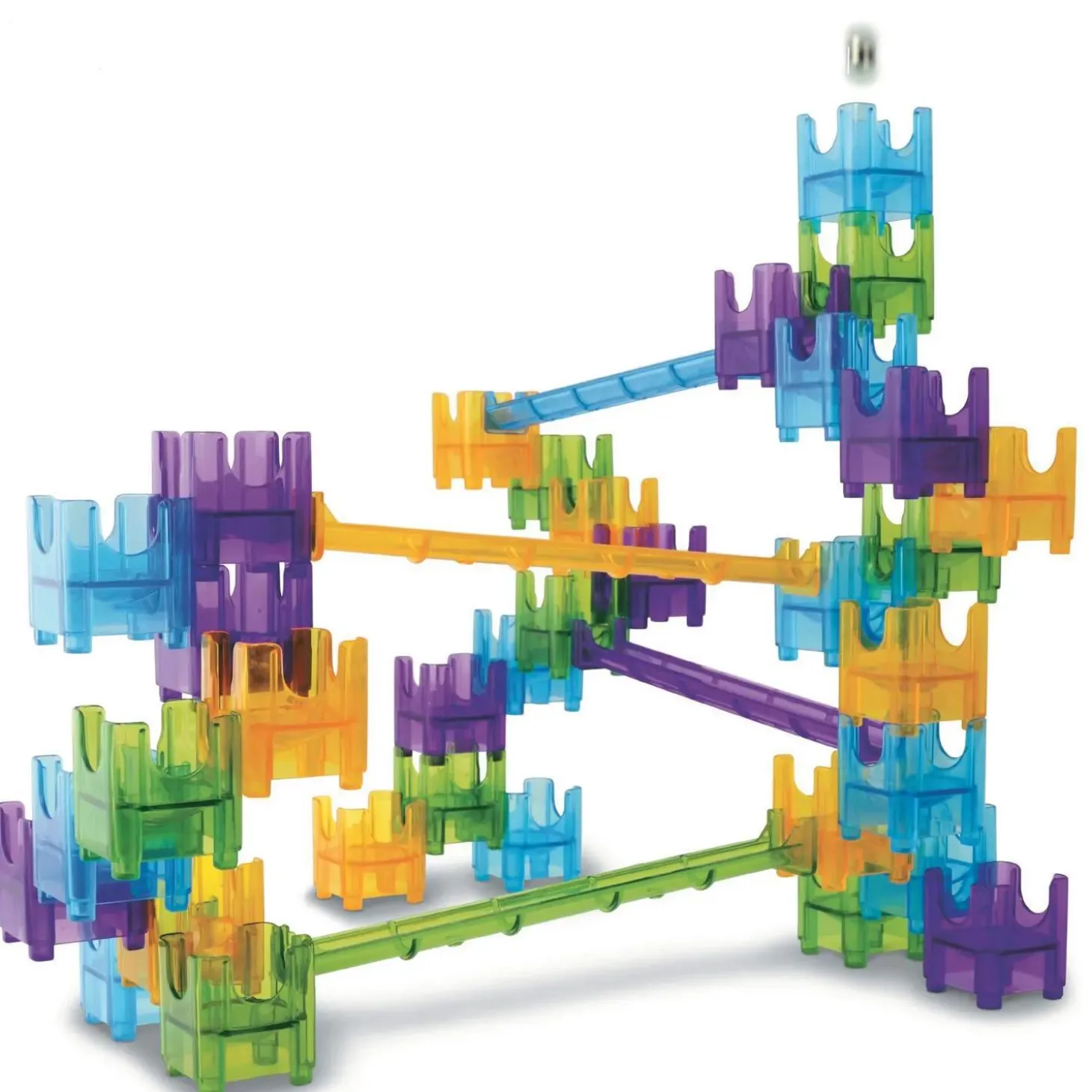 Q-BA-MAZE 2.0 Rails Creator Set Marble Run STEM Building Toy