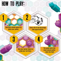 Queen Swarm – Strategic Hive Domination Family Game