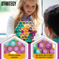 Queen Swarm – Strategic Hive Domination Family Game