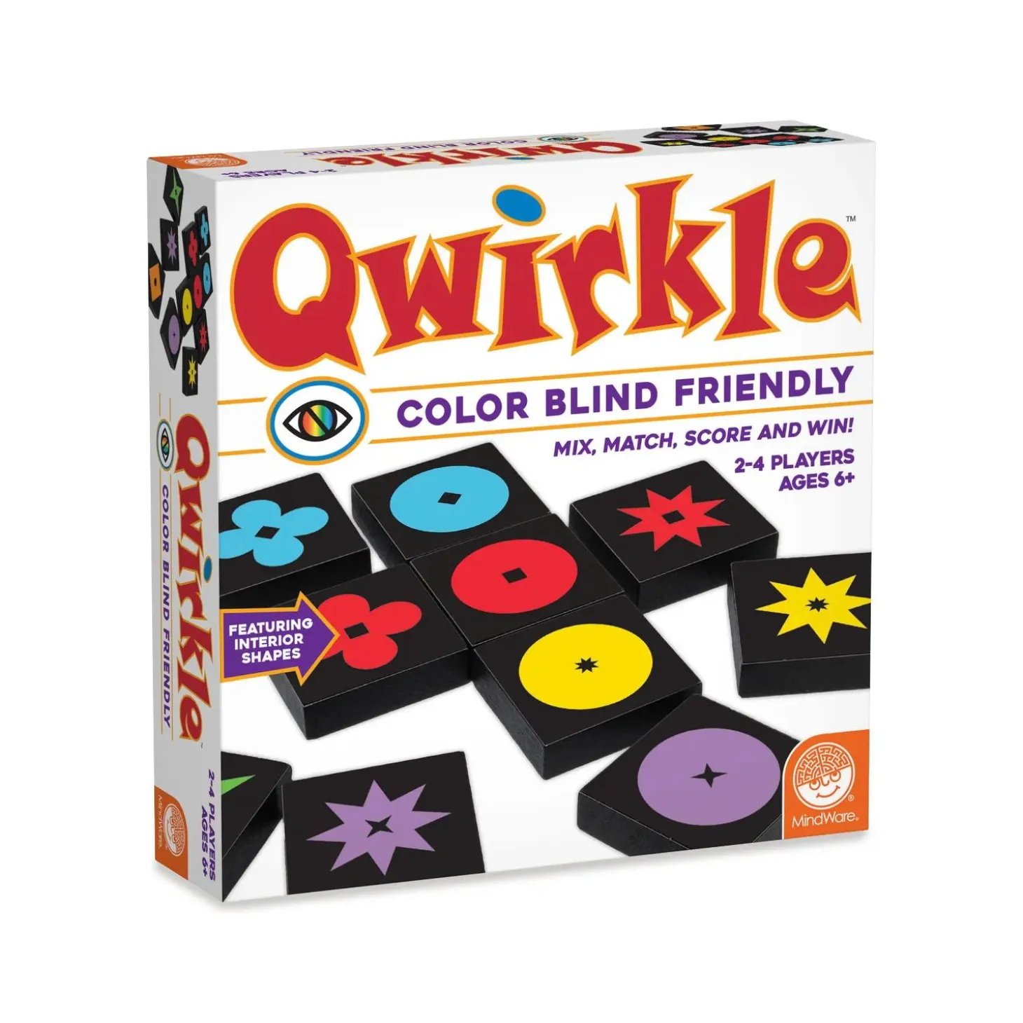QwirkleTM: Color Blind Friendly Family Game