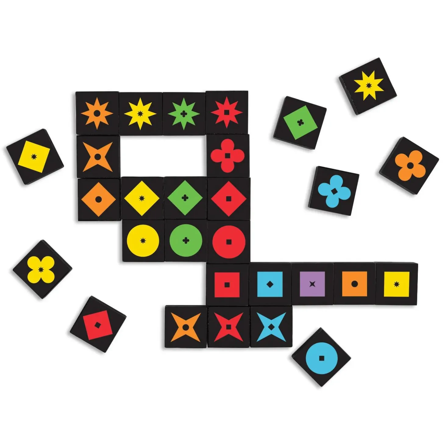 QwirkleTM: Color Blind Friendly Family Game