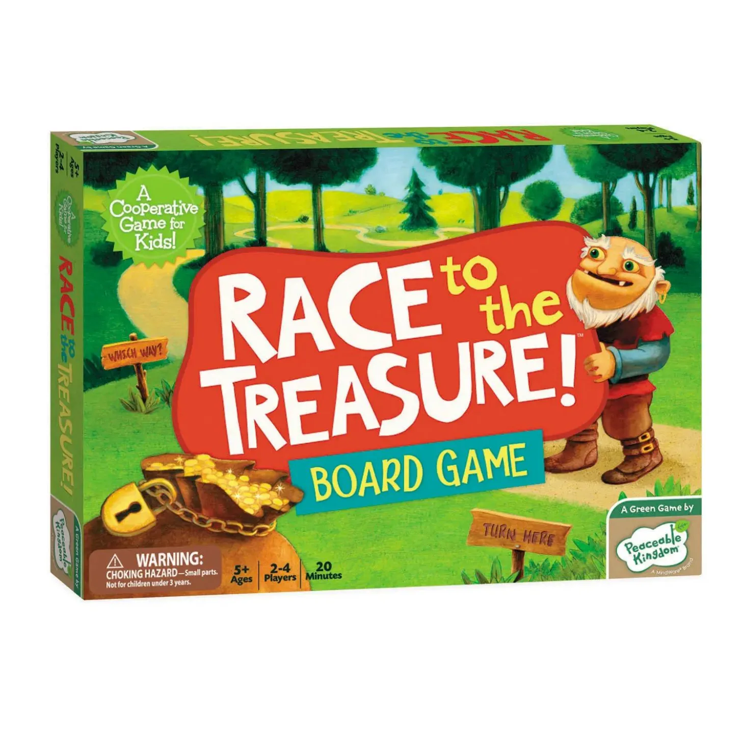 Race To The Treasure Peaceable Kingdom Cooperative Board Game