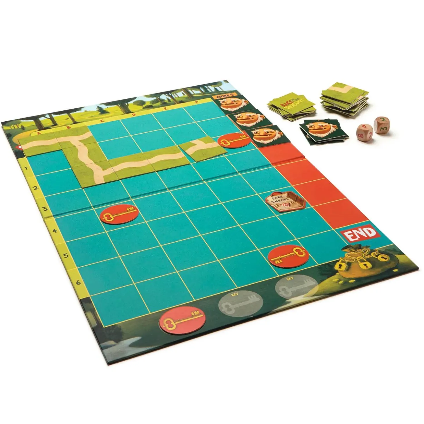 Race To The Treasure Peaceable Kingdom Cooperative Board Game