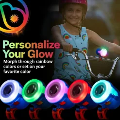 Ride Brightz LED Bike Headlight & Tailight Set: Flame