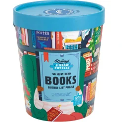 Ridley's 50 Must-Read Books Bucket List 1000-Piece Puzzle