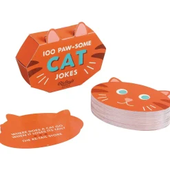 Ridley's 100 Paw-some Cat Joke Cards