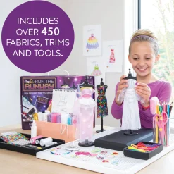 Run the Runway Fashion Design Kit – Creative Dress Styling & Sketching Set for Kids