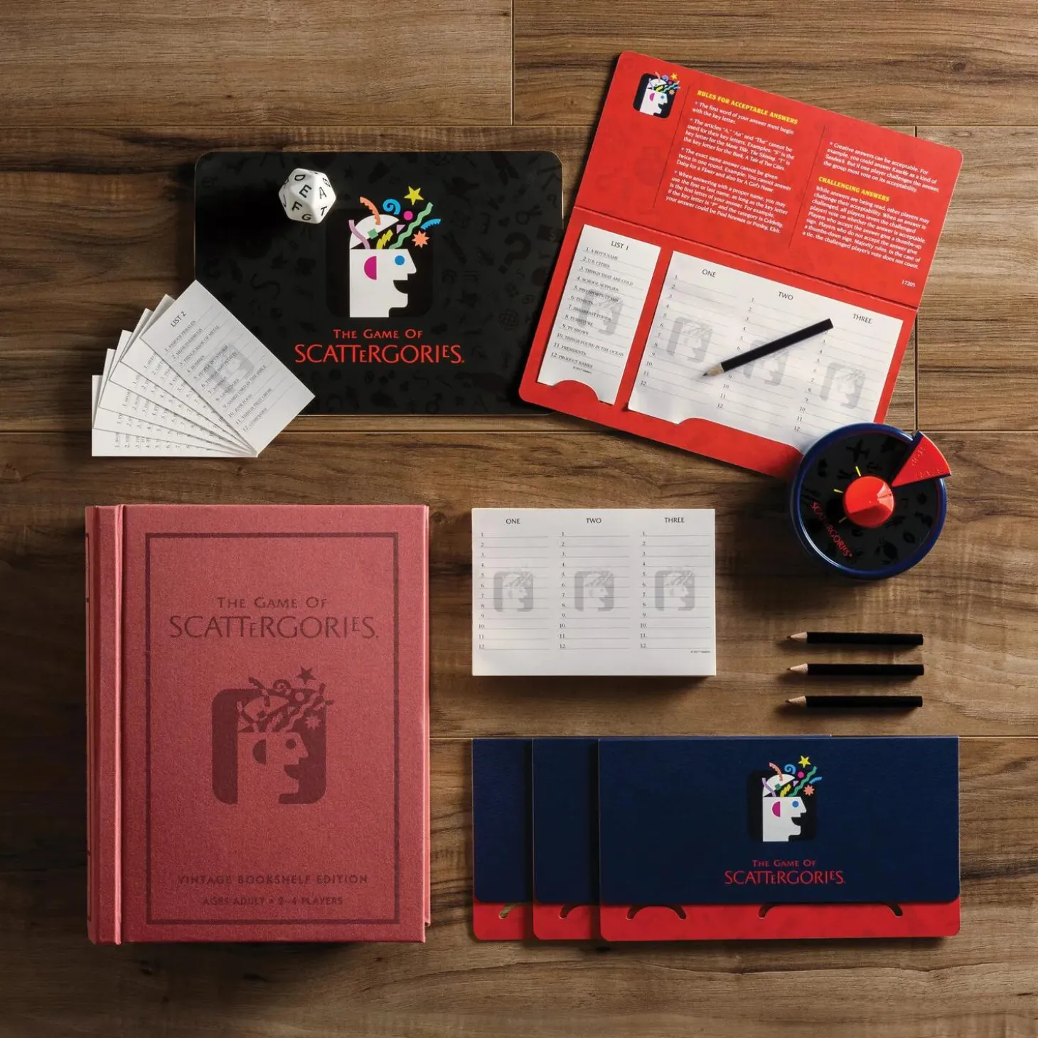 Scattergories Vintage Bookshelf Edition