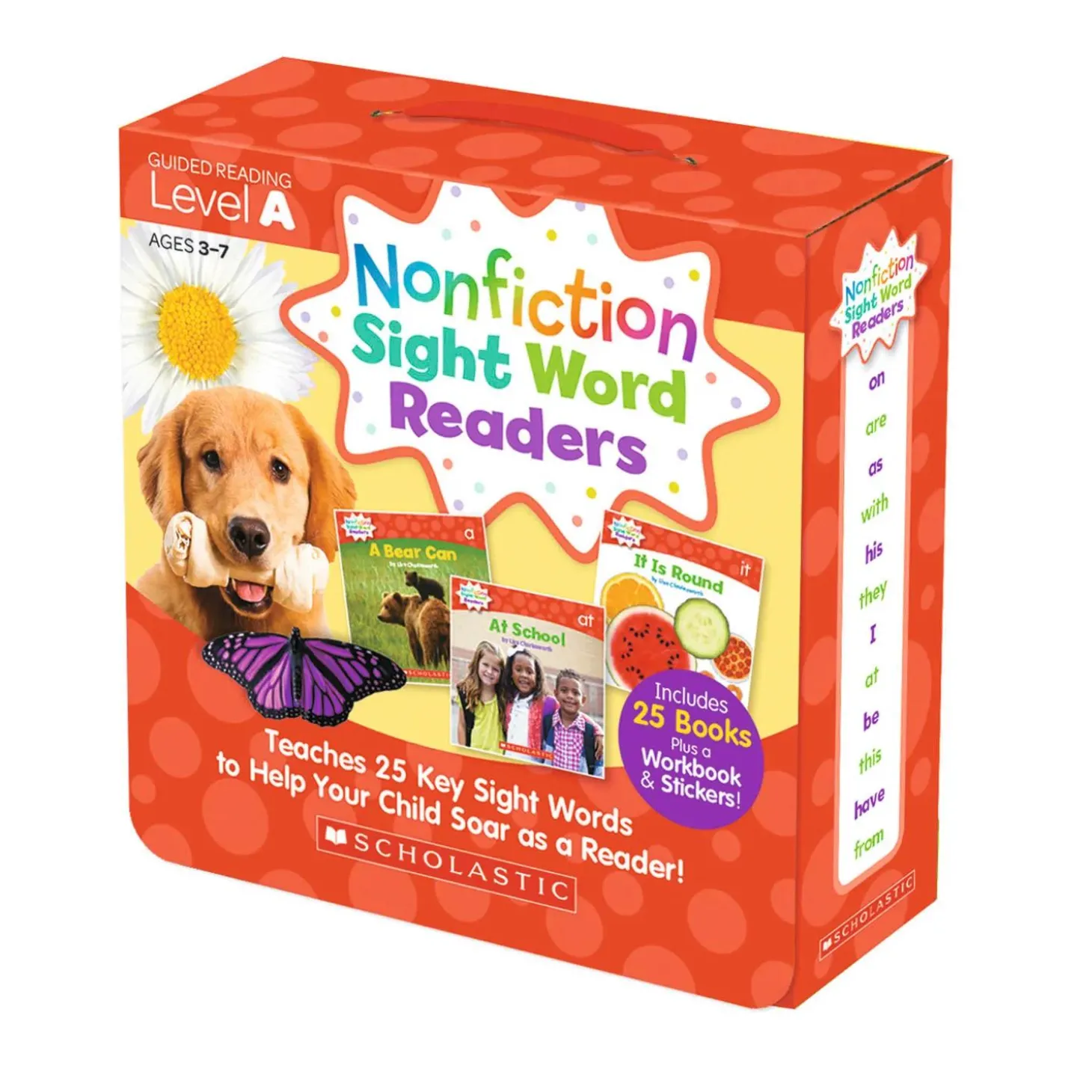 Scholastic Nonfiction Sight Word Readers Parent Pack: Level A, 25 Books