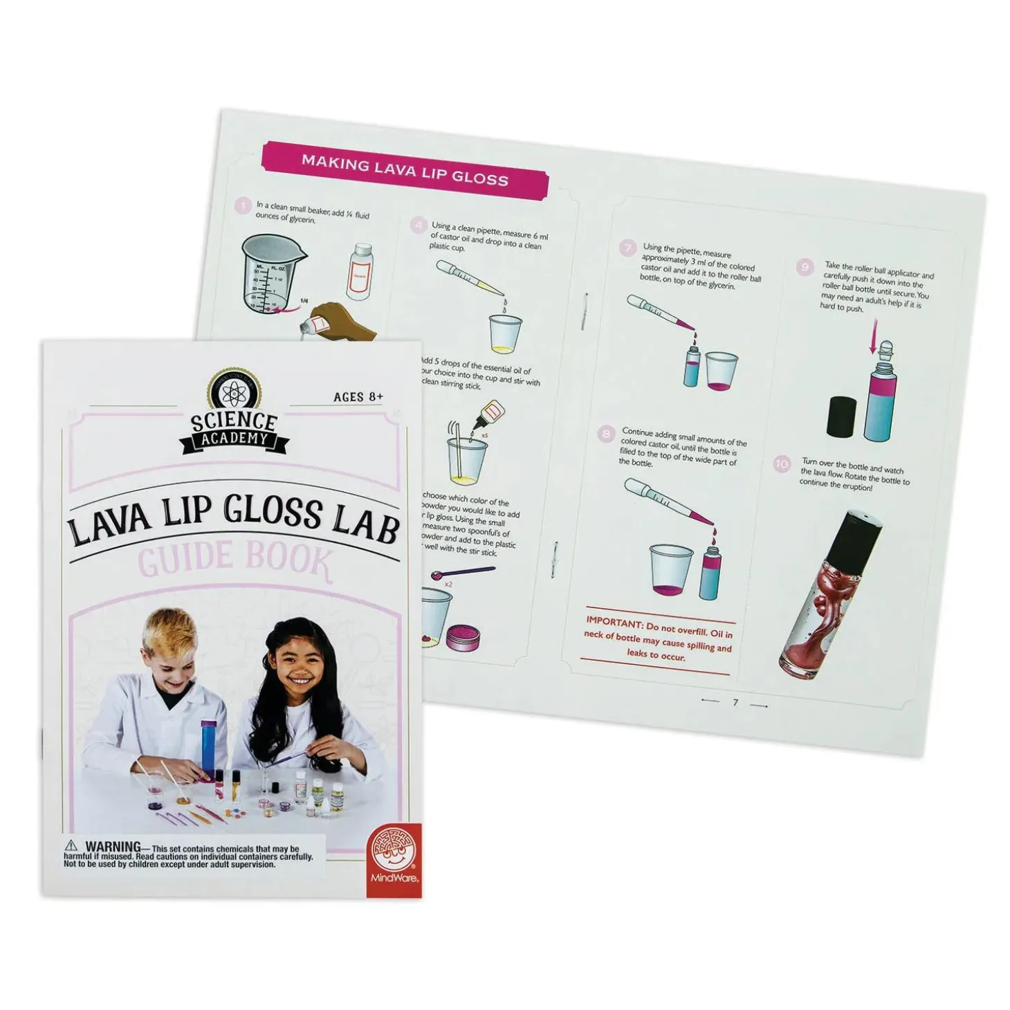 Science Academy: Lava Lip Gloss Lab