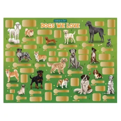 Scratch-a-Fact Poster: Dogs We Love
