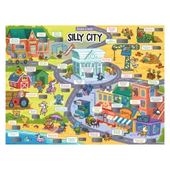 Scratch-a-Laugh Jokes Poster: Silly City