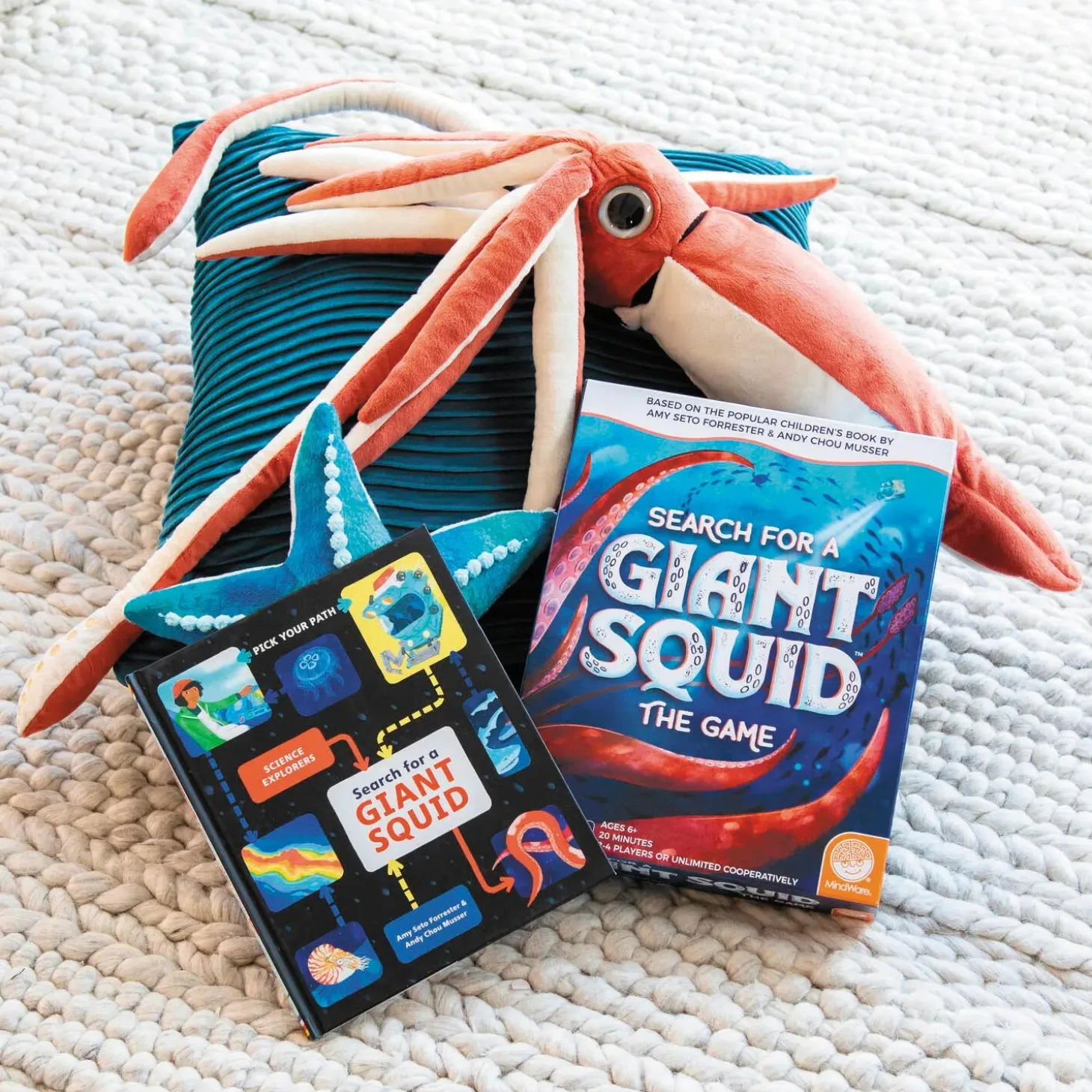 Search for a Giant Squid Book & Game: Set of 2