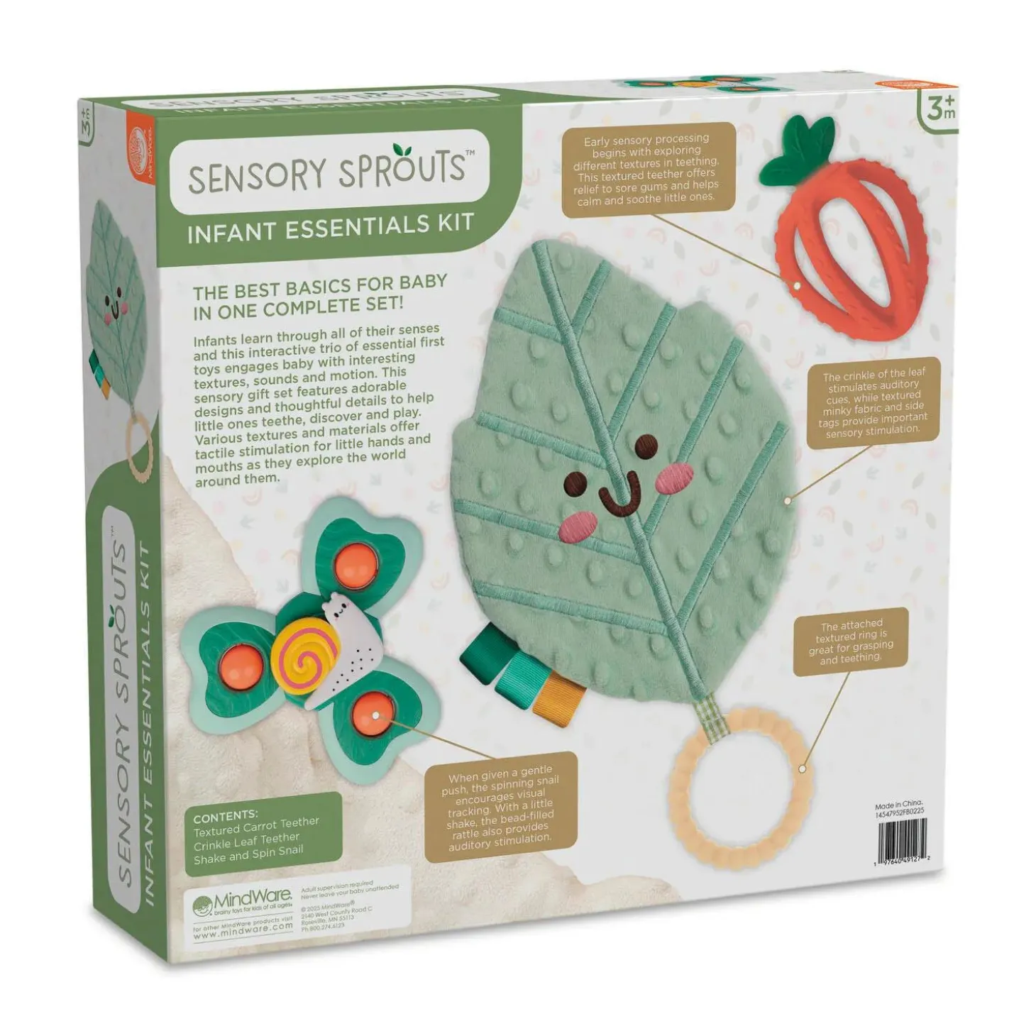 Sensory Sprouts Baby Essentials Set
