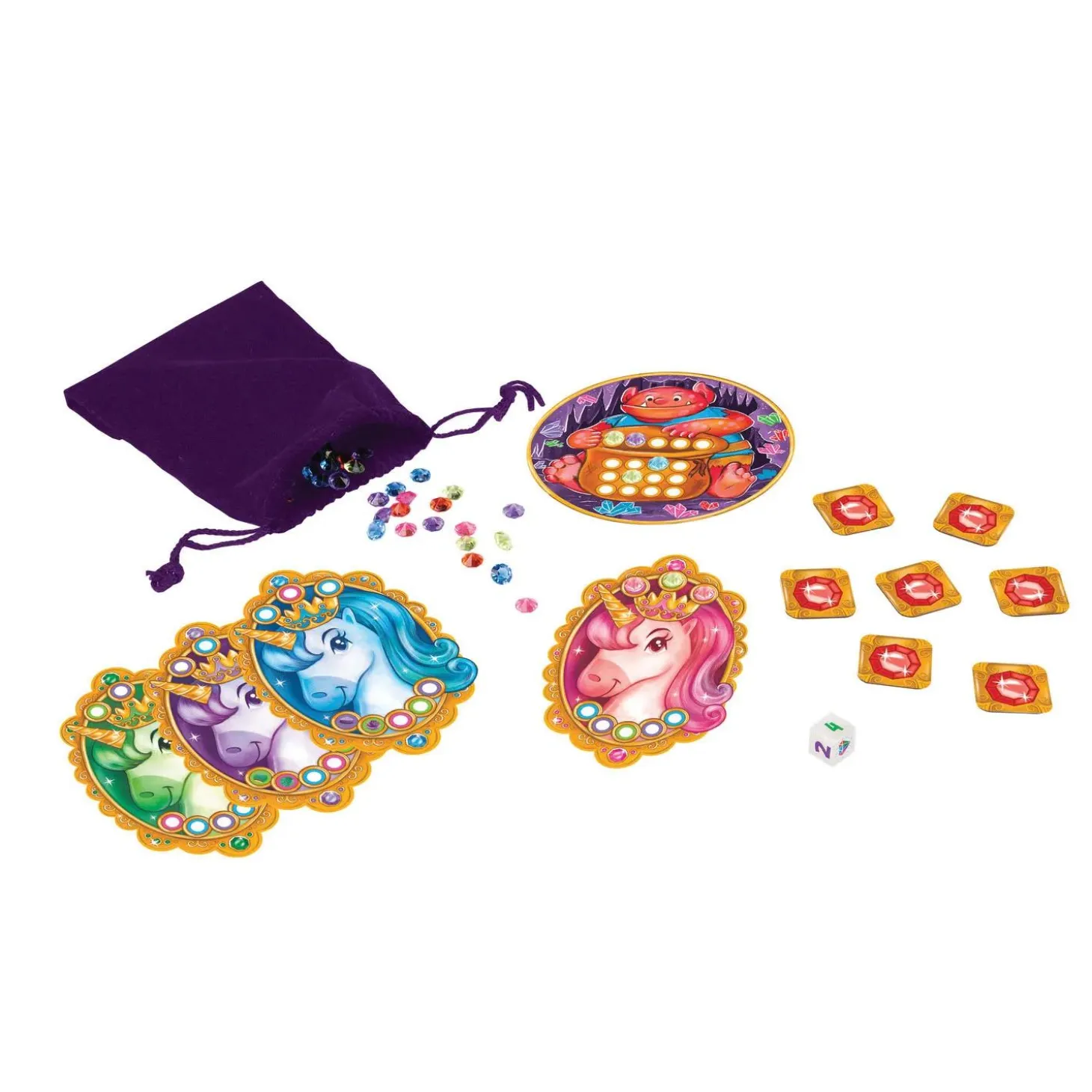 Share and Sparkle Unicorns Peaceable Kingdom Cooperative Board Game