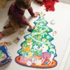 Shimmery Christmas Tree Floor Puzzle