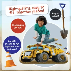 Shiny Dump Truck Floor Puzzle