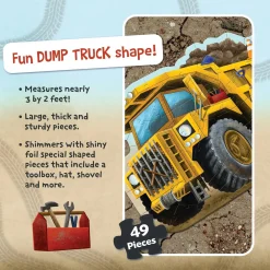 Shiny Dump Truck Floor Puzzle