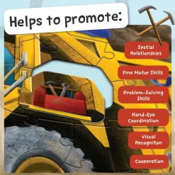 Shiny Dump Truck Floor Puzzle