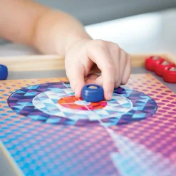 Shuffleboard/Curling 2-in-1 Tabletop Game