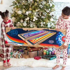 Shuffleboard/Curling 2-in-1 Tabletop Game